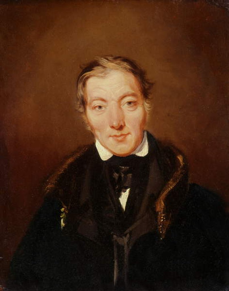 Detail of Robert Owen, 1834 by William Henry Brooke