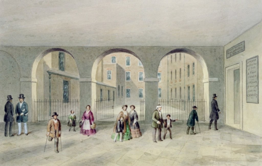 Detail of St. Thomas's Hospital, Southwark, London by Thomas Hosmer Shepherd