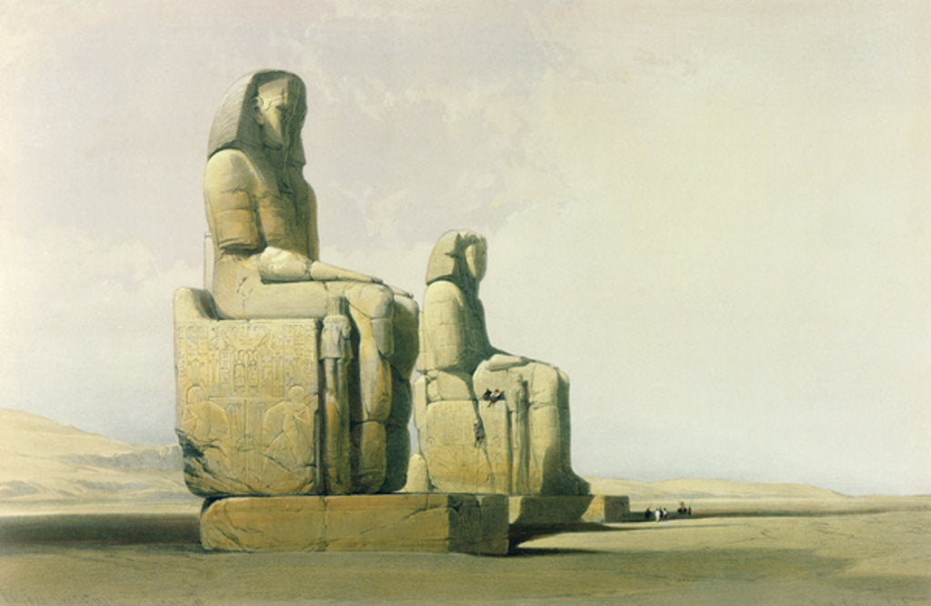 Detail of Thebes, December 4th 1838 by David Roberts