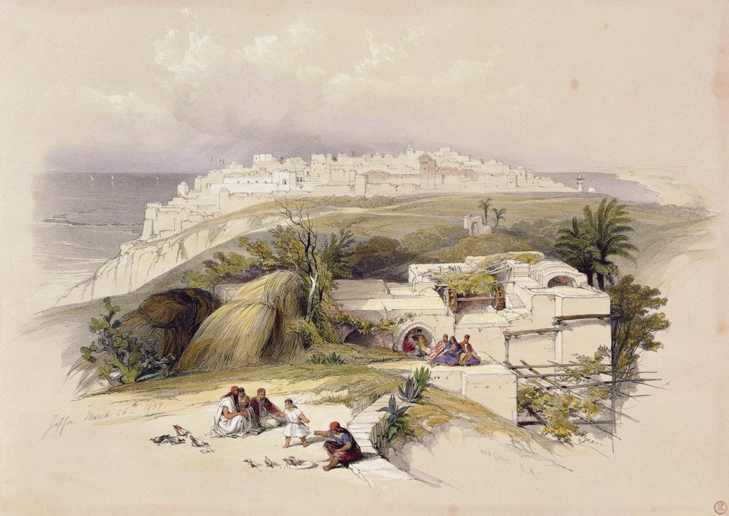 Detail of Jaffa, March 26th 1839 by David Roberts