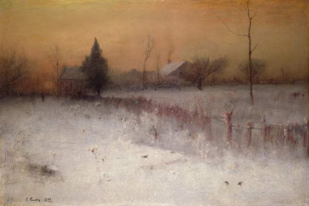 Detail of The Home at Montclair, 1892 by George Snr. Inness