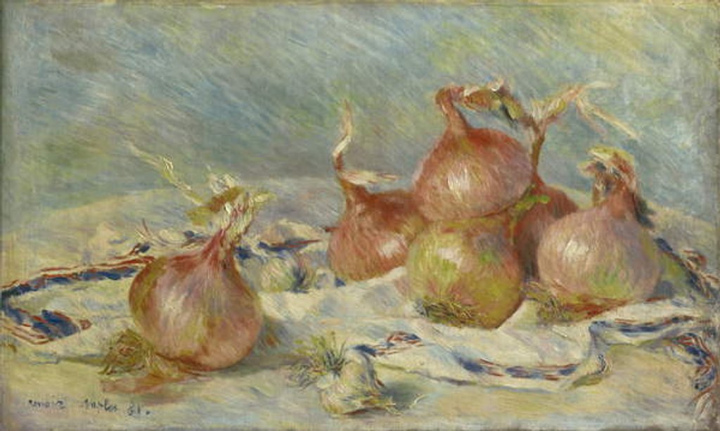 Detail of The Onions, 1881 by Pierre Auguste Renoir