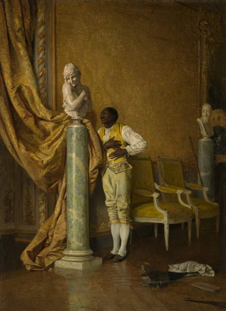 Detail of Platonic Love, 1870 by Eduardo Zamacois y Zabala