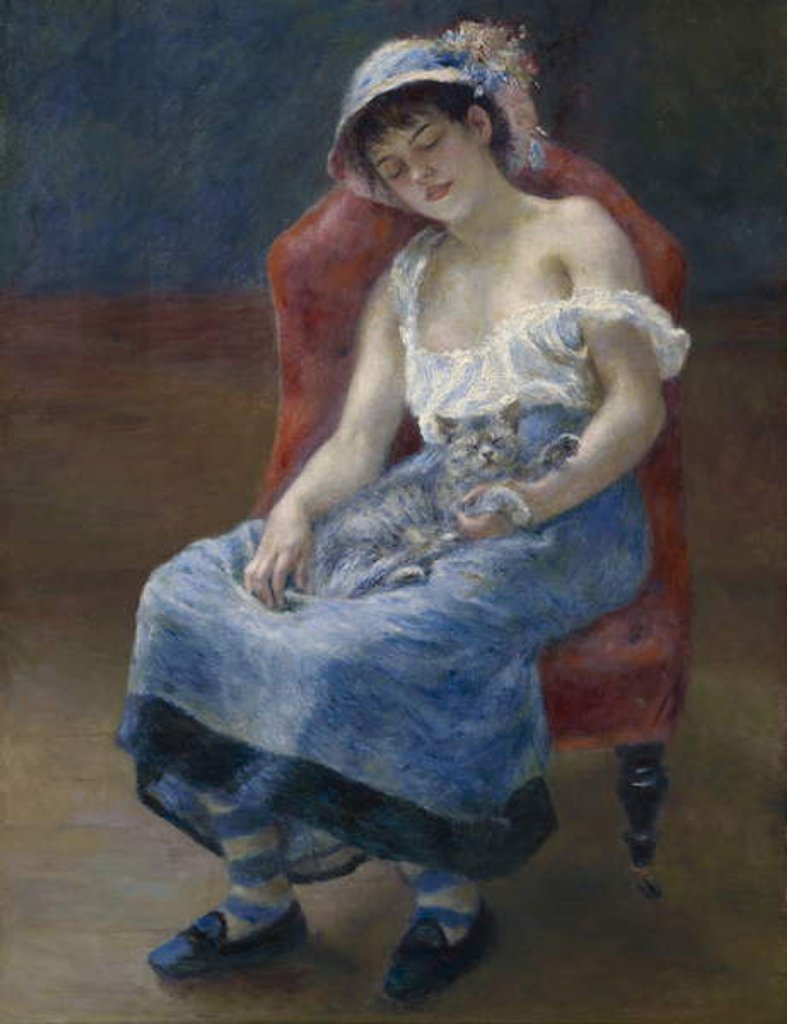 Detail of Sleeping Girl, 1880 by Pierre Auguste Renoir