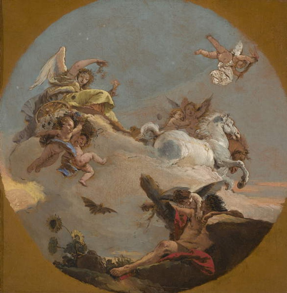 Detail of The Chariot of Aurora, c.1734 by Giovanni Battista Tiepolo