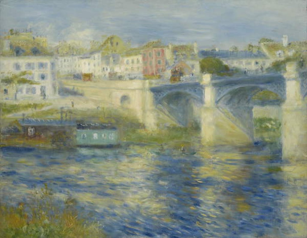 Detail of Bridge at Chatou, c.1875 by Pierre Auguste Renoir