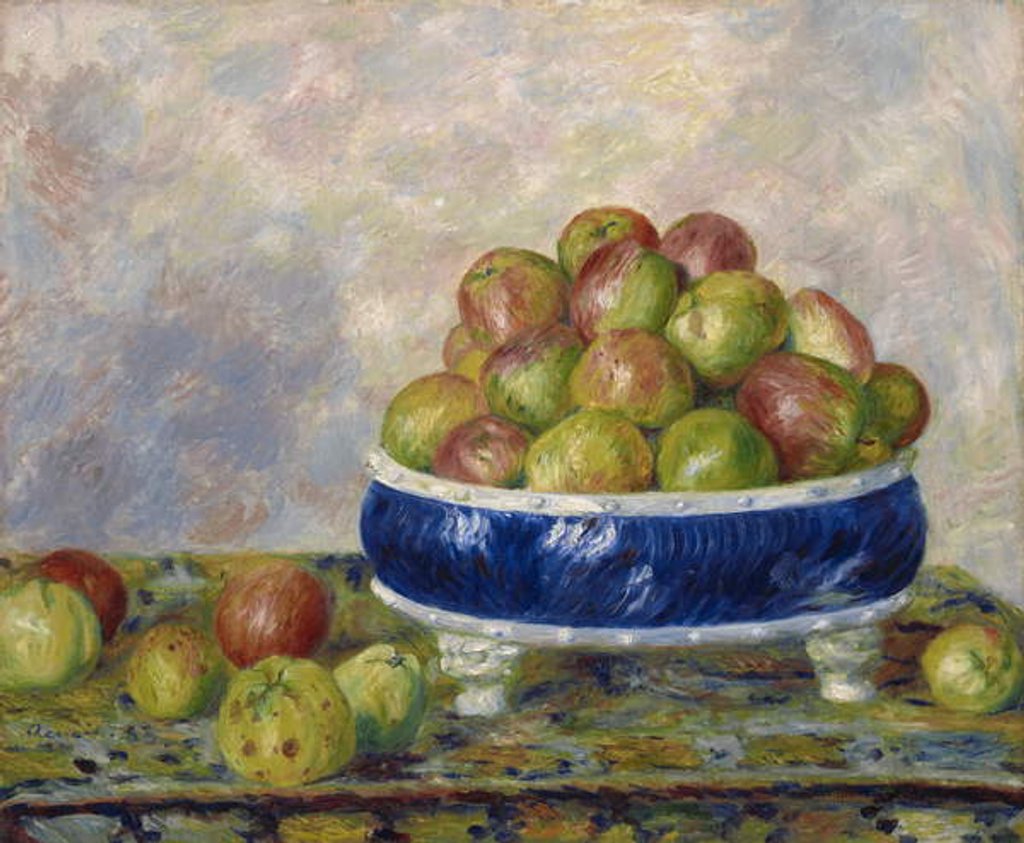 Detail of Apples in a Dish, 1883 by Pierre Auguste Renoir
