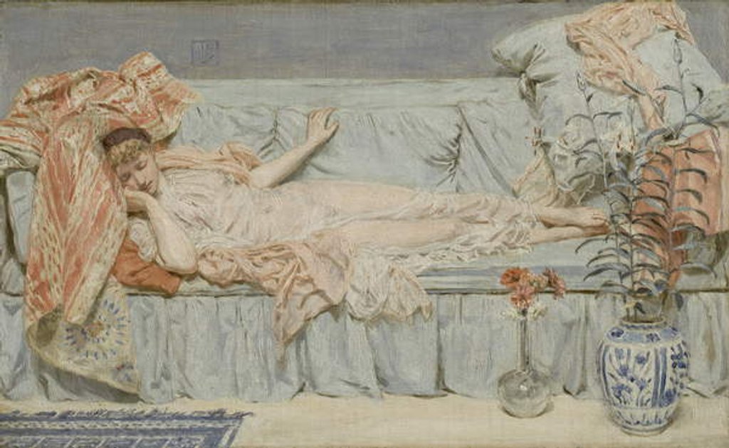 Detail of Lilies, 1866 by Albert Joseph Moore