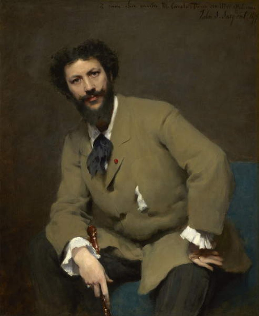 Detail of Portrait of Carolus-Duran, 1879 by John Singer Sargent