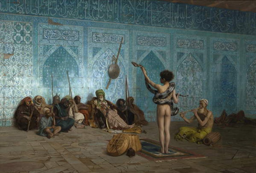 Detail of The Snake Charmer, c.1879 by Jean Leon Gerome