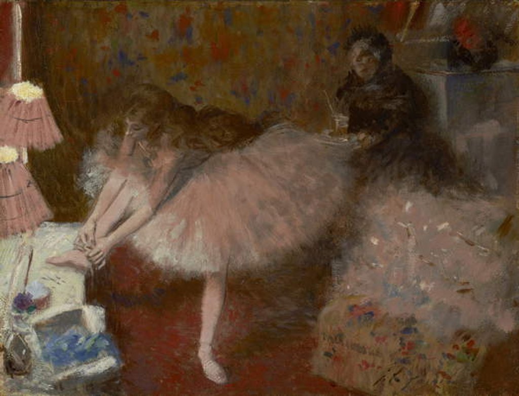 Detail of Dancer in her Dressing Room, c.1890 by Jean Louis Forain