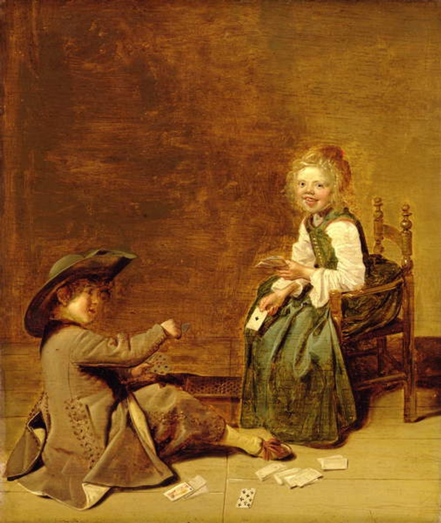 Detail of Children Playing Cards, 1631 by Dirck Hals