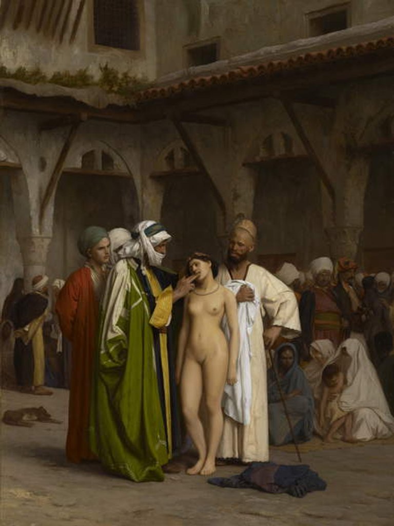 Detail of The Slave Market, 1866 by Jean Leon Gerome