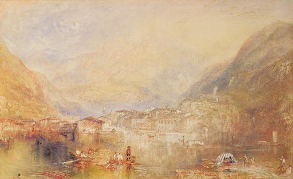 Detail of Brunnen from the Lake of Lucerne, 1845 by Joseph Mallord William Turner