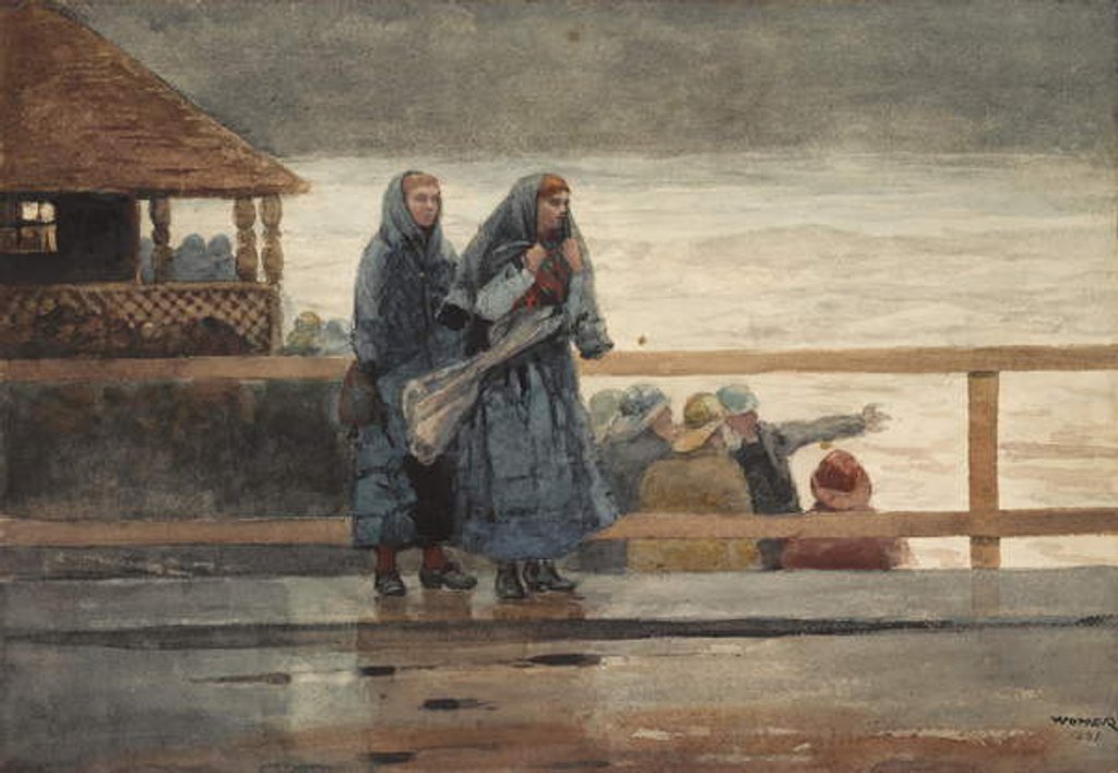 Detail of Perils of the Sea, 1881 by Winslow Homer
