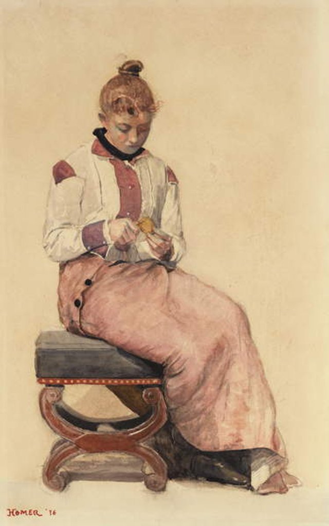 Detail of Lemon, 1876 by Winslow Homer