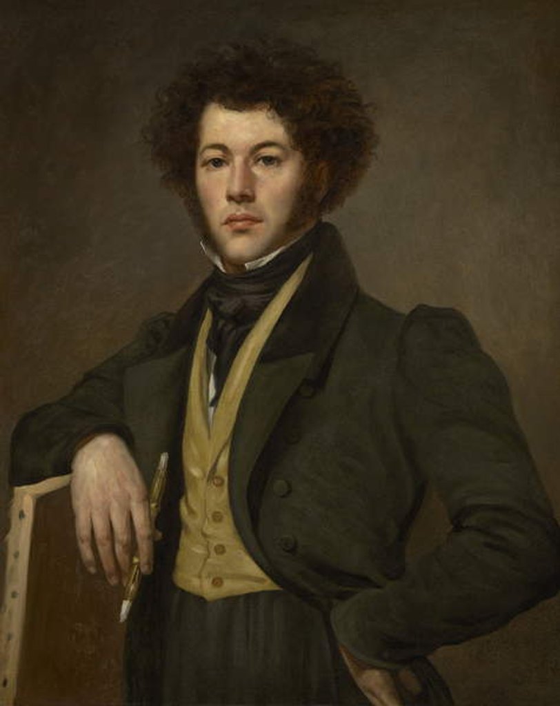 Detail of An Artist, c.1820 by French School