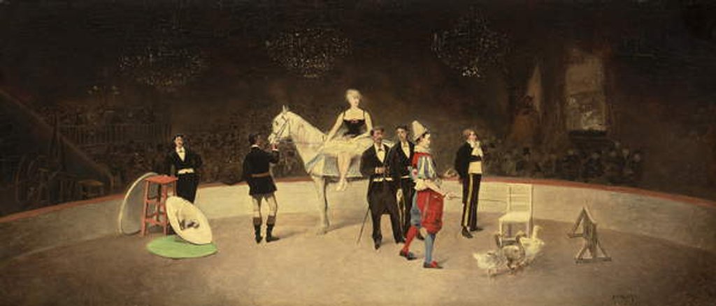 Detail of Circus Scene, c.1890 by Enrique Atalaya González