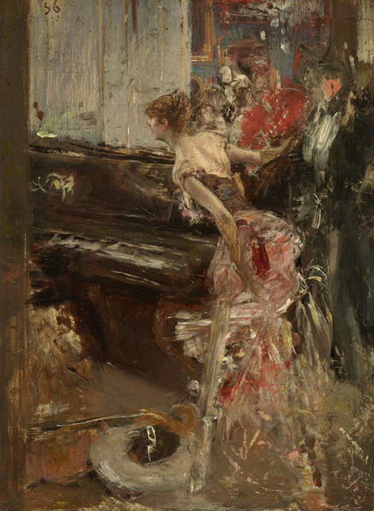 Detail of Recital, c.1884 by Giovanni Boldini