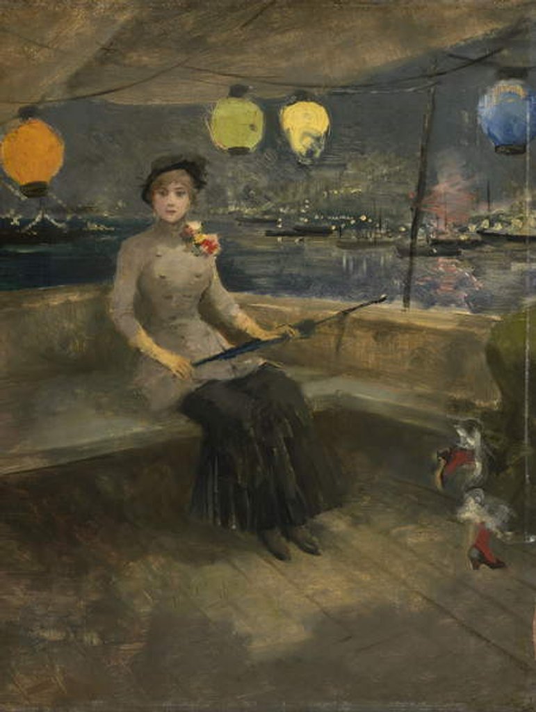 Detail of Woman on a Yacht, c.1883 by Jean Louis Forain