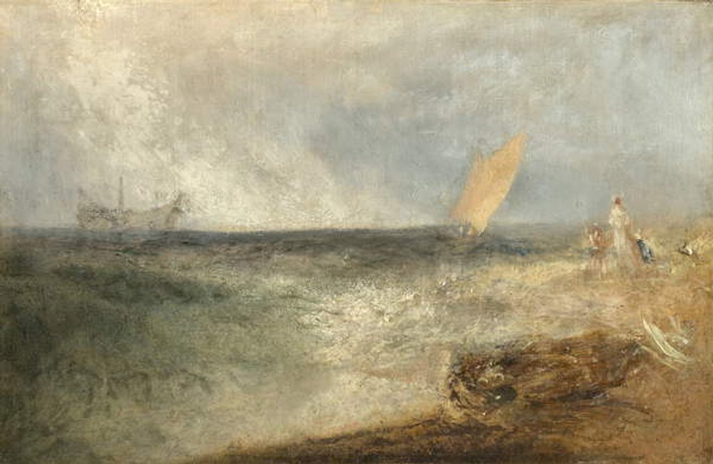 Detail of View off Margate, Evening, c.1840 by Joseph Mallord William Turner