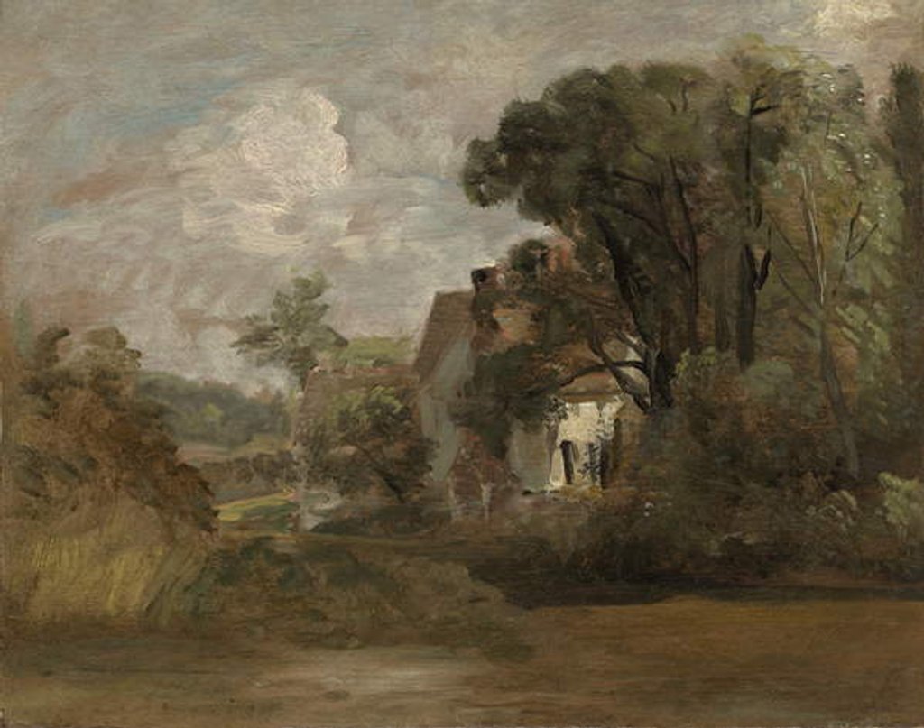 Detail of Willy Lott's House, c.1812-13 by John Constable