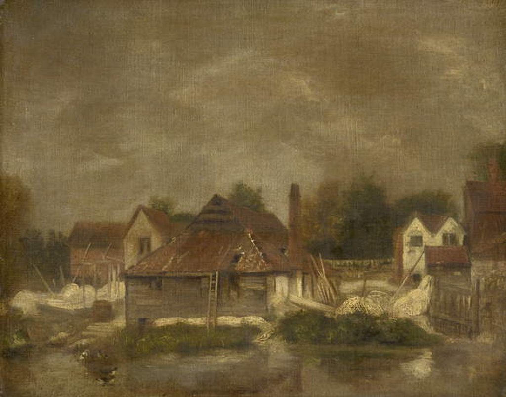 Detail of Sheds and Old Houses on the Yare, c.1803 by John Crome