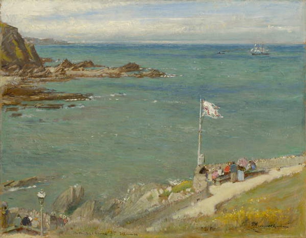 Detail of The Bristol Channel from Ilfracombe, 1890s by Albert Goodwin