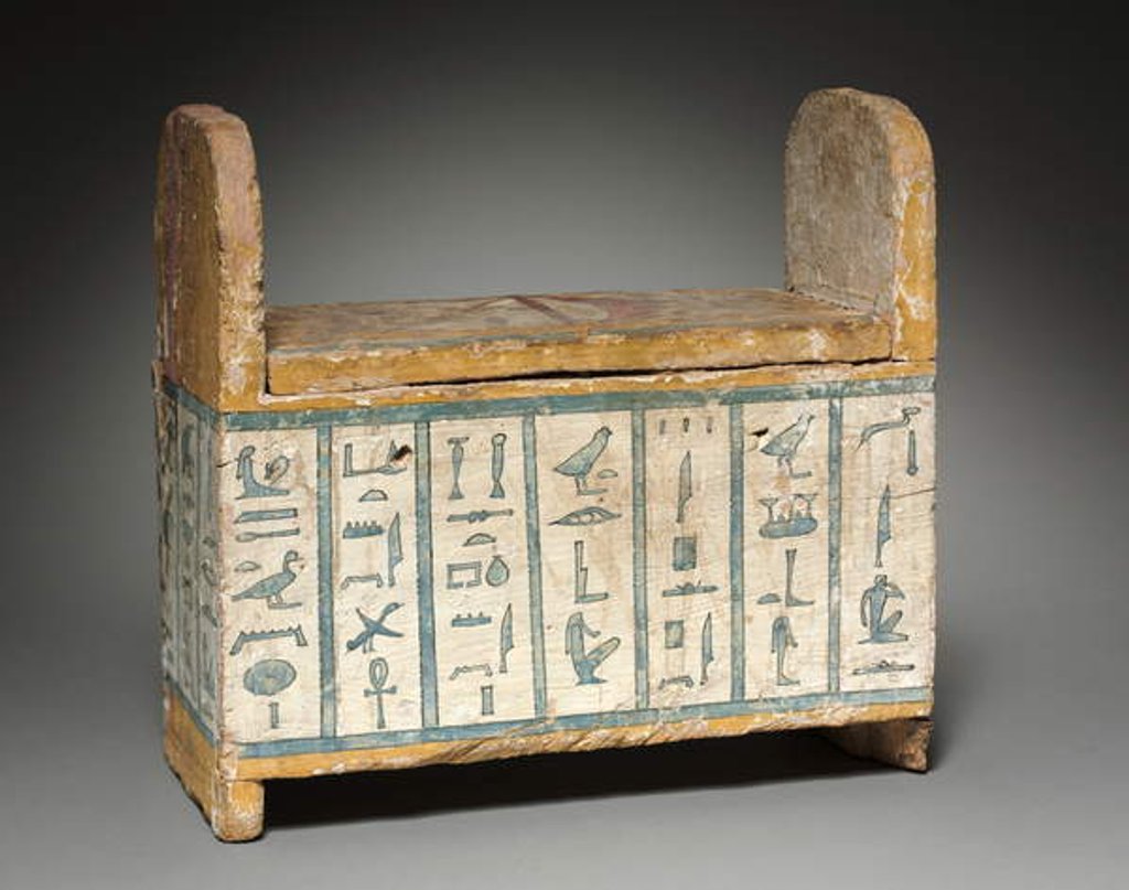 Detail of Shawabty Box of Ditamenpaankh, 715-656 BC by Egyptian 25th Dynasty