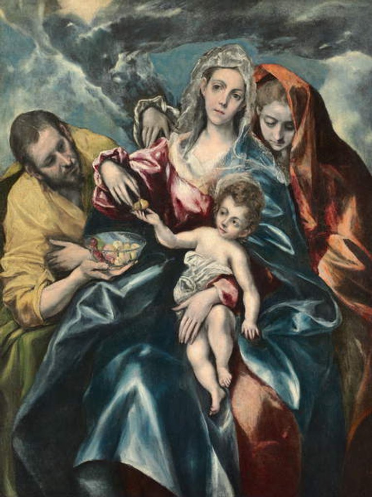 Detail of The Holy Family with Mary Magdalen, c.1590-95 by El (1541-1614) Greco