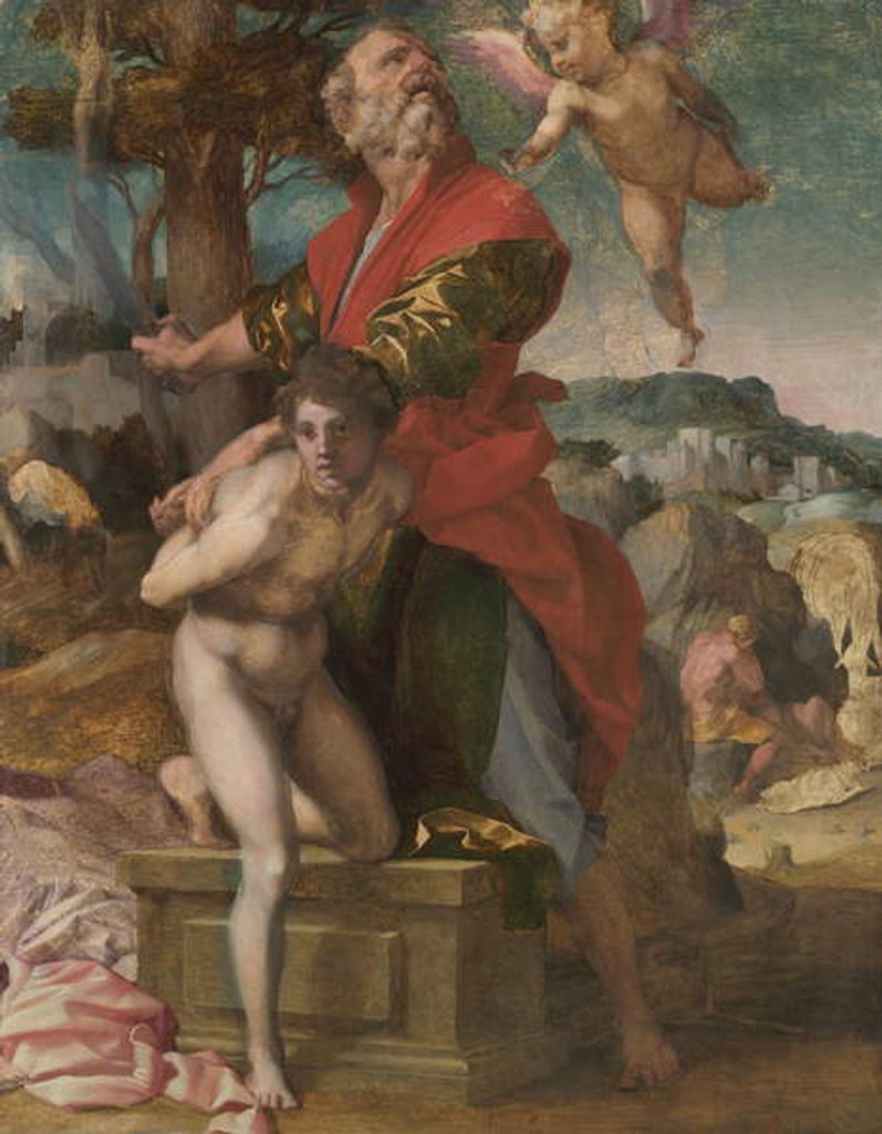 Detail of The Sacrifice of Isaac, c.1527 by Andrea del Sarto