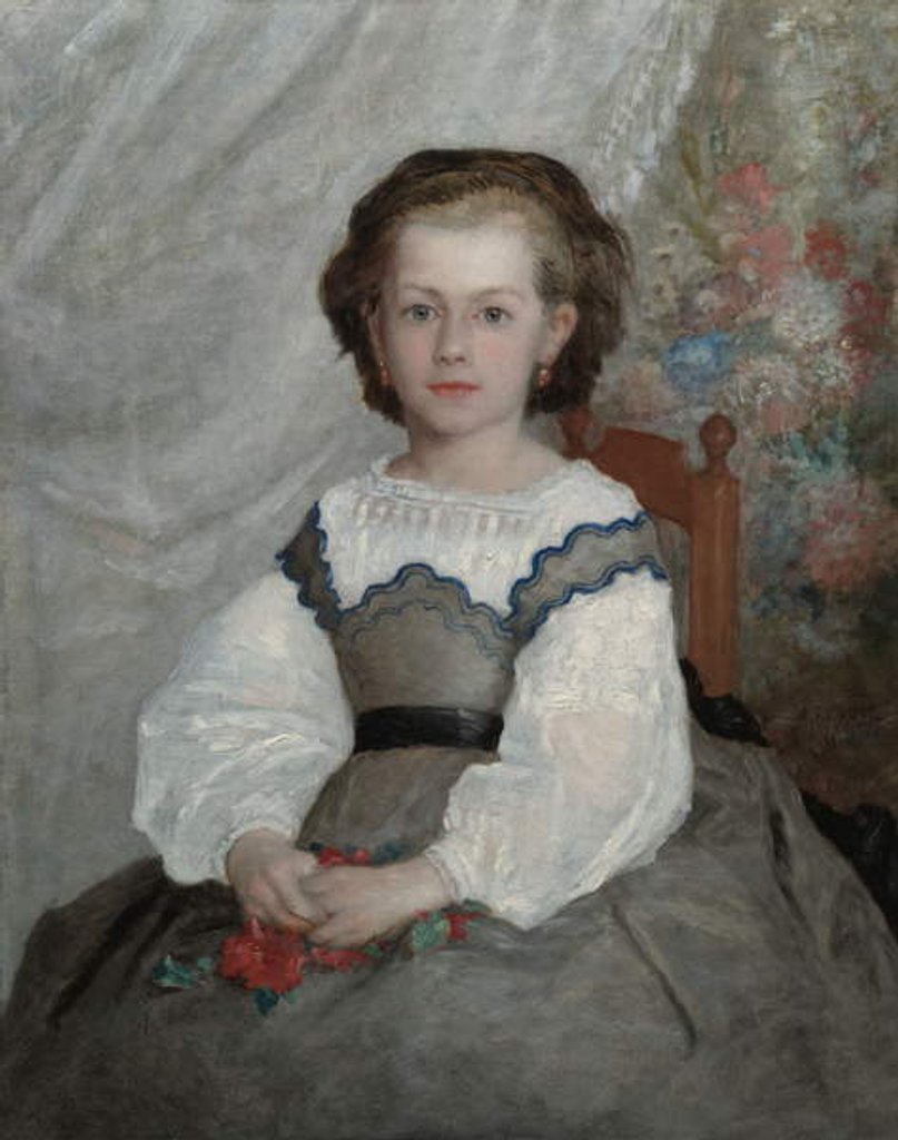 Detail of Romaine Lacaux, 1864 by Pierre Auguste Renoir