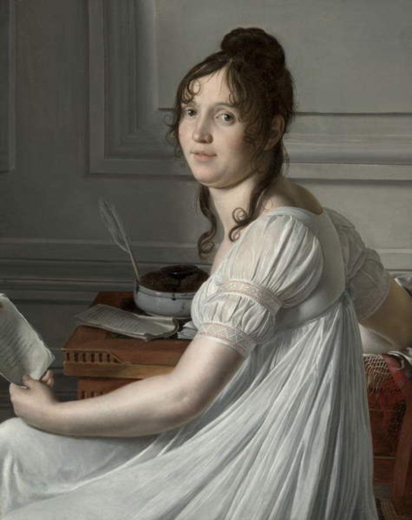Detail of Sophie Crouzet, c.1801 by Louis Hersent