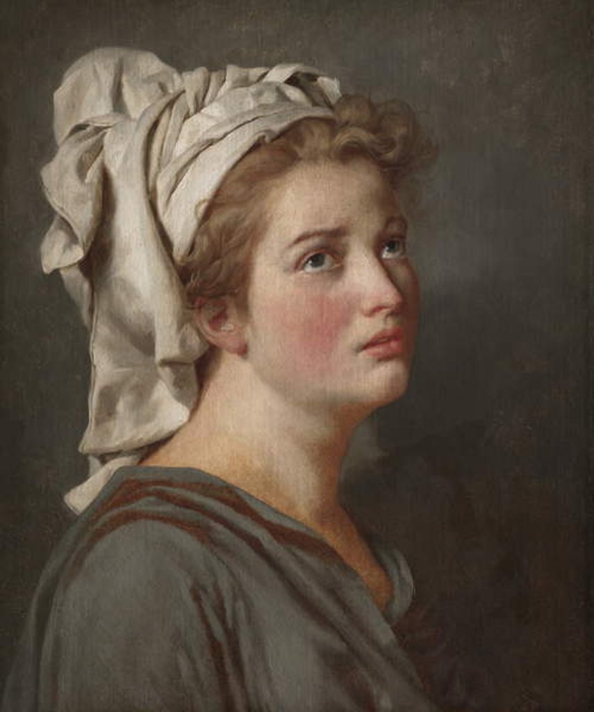 Detail of Young Woman with a Turban, c.1780 by Jacques Louis David