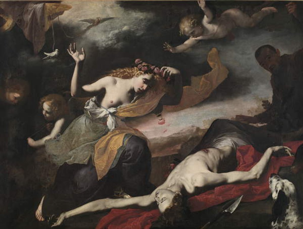 Detail of Venus Discovering the Dead Adonis, c.1650 by Italian School