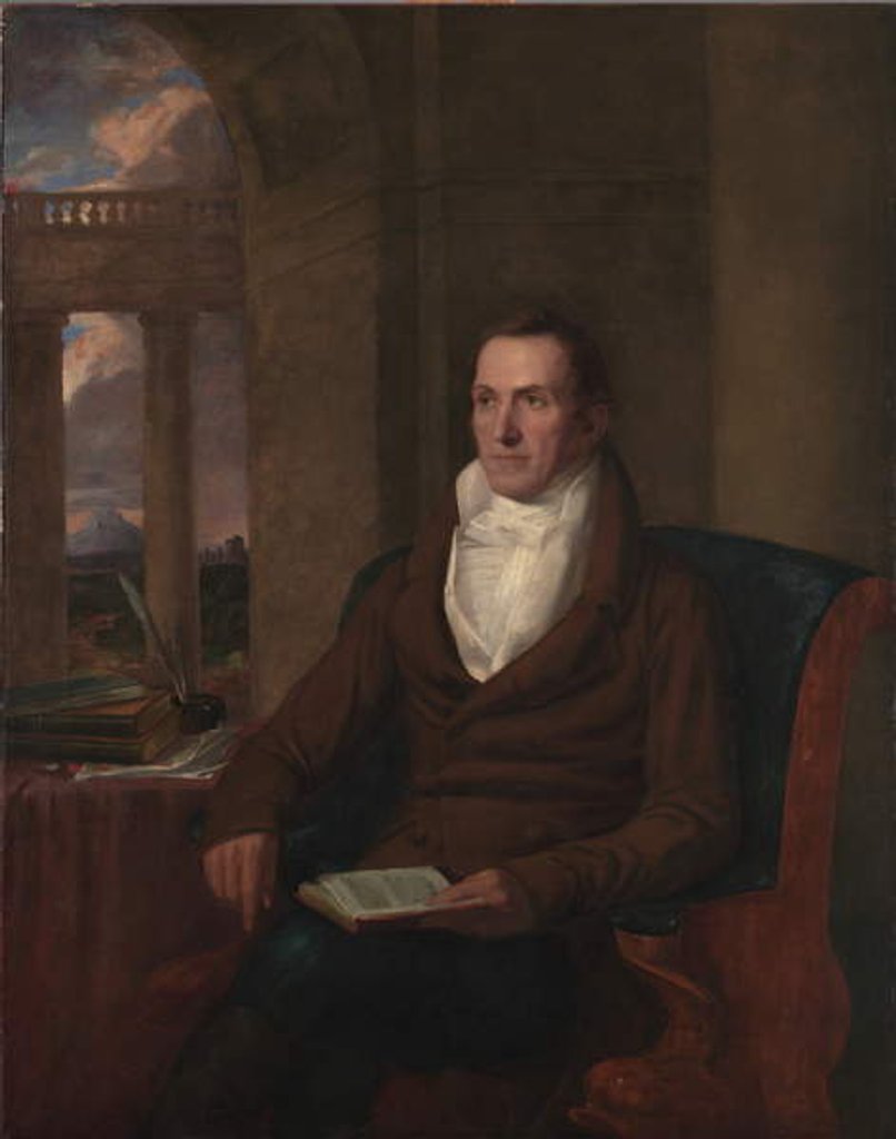 Detail of Samuel Williams, c.1817 by Washington Allston