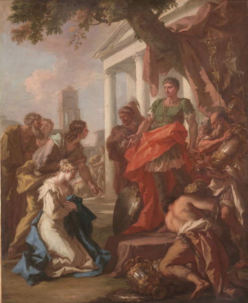 Detail of The Continence of Scipio, c.1710 by Giovanni Antonio Pellegrini