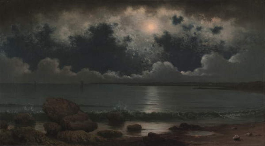 Detail of Point Judith, Rhode Island, 1867-1868 by Martin Johnson Heade