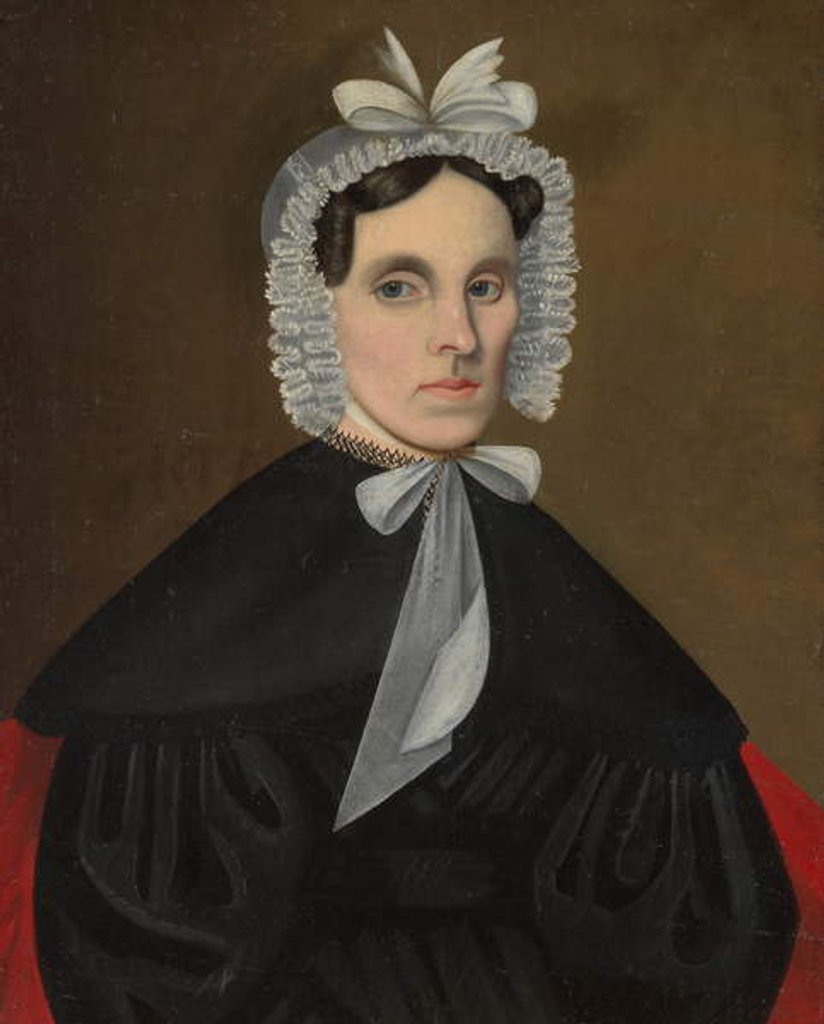 Detail of Sally Avery Olds, 1837 by Jeptha Homer Wade
