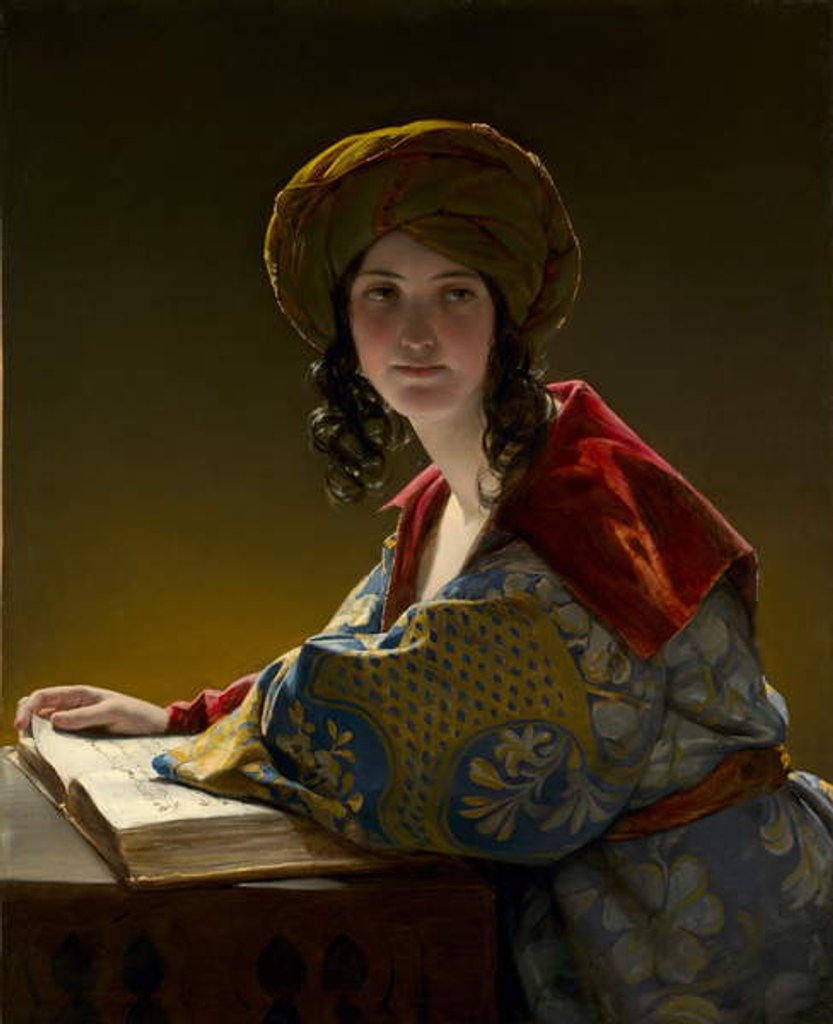 Detail of The Young Eastern Woman, 1838 by Friedrich von Amerling