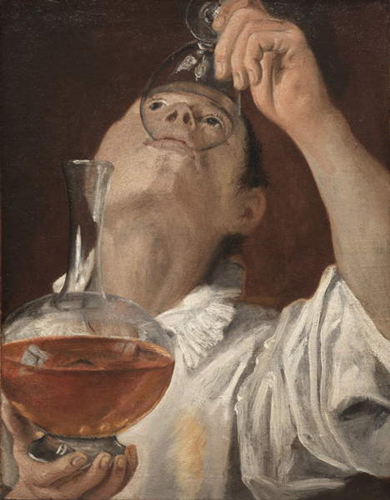 Detail of Boy Drinking, 1582-83 by Annibale Carracci