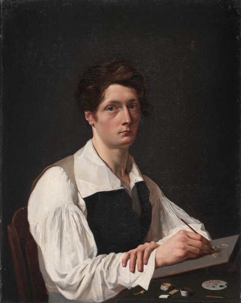 Detail of Self Portrait, 1824 by François LePage