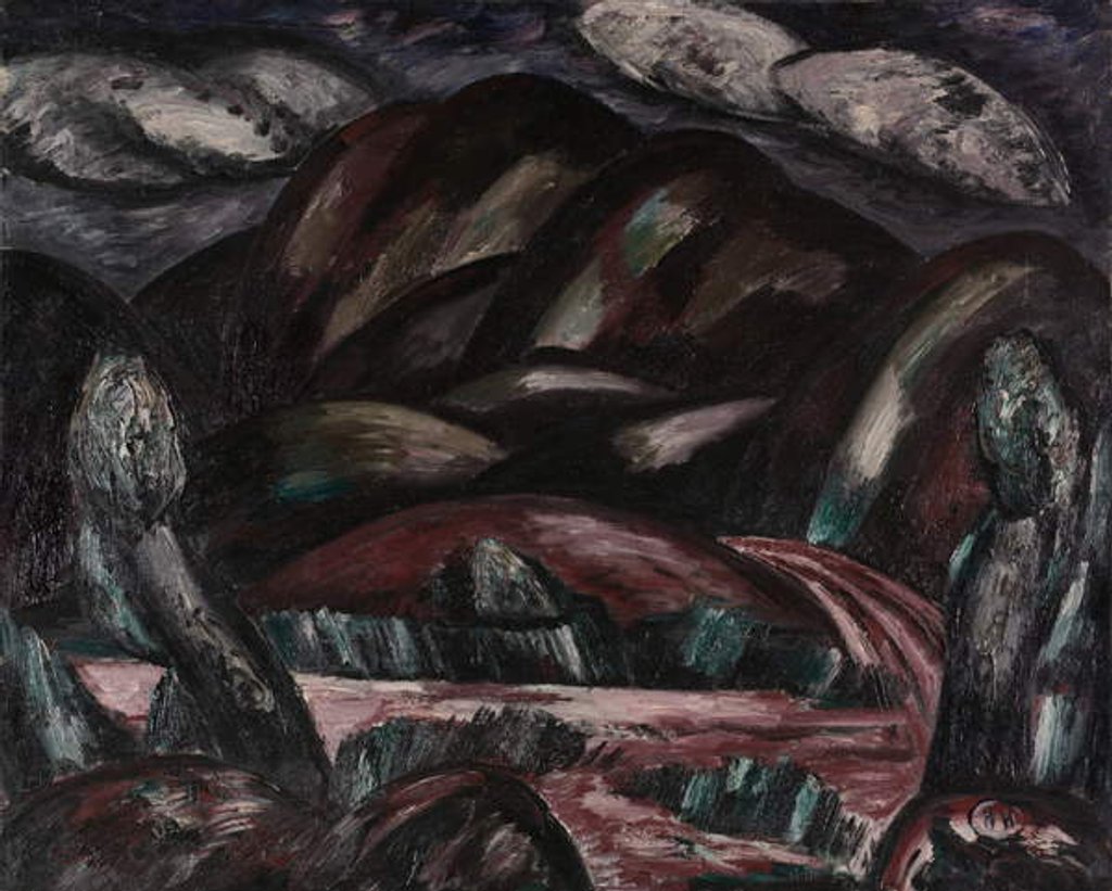 Detail of New Mexico Recollection, c.1923 by Marsden Hartley