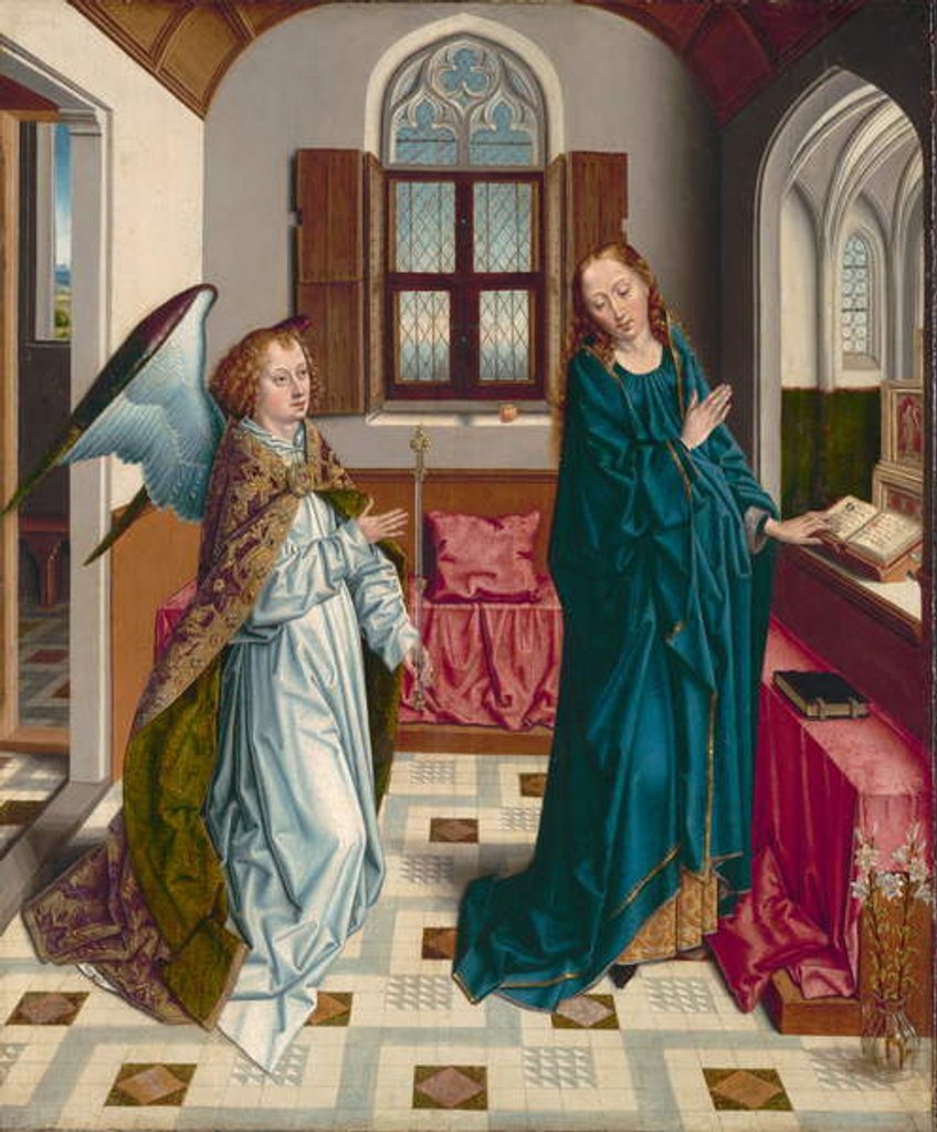 Detail of The Annunciation, c.1480 by Albrecht Bouts