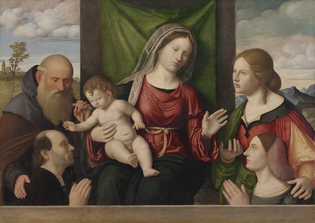 Detail of Virgin and Child with Saints and Donors, c.1515 by Giovanni Battista Cima da Conegliano