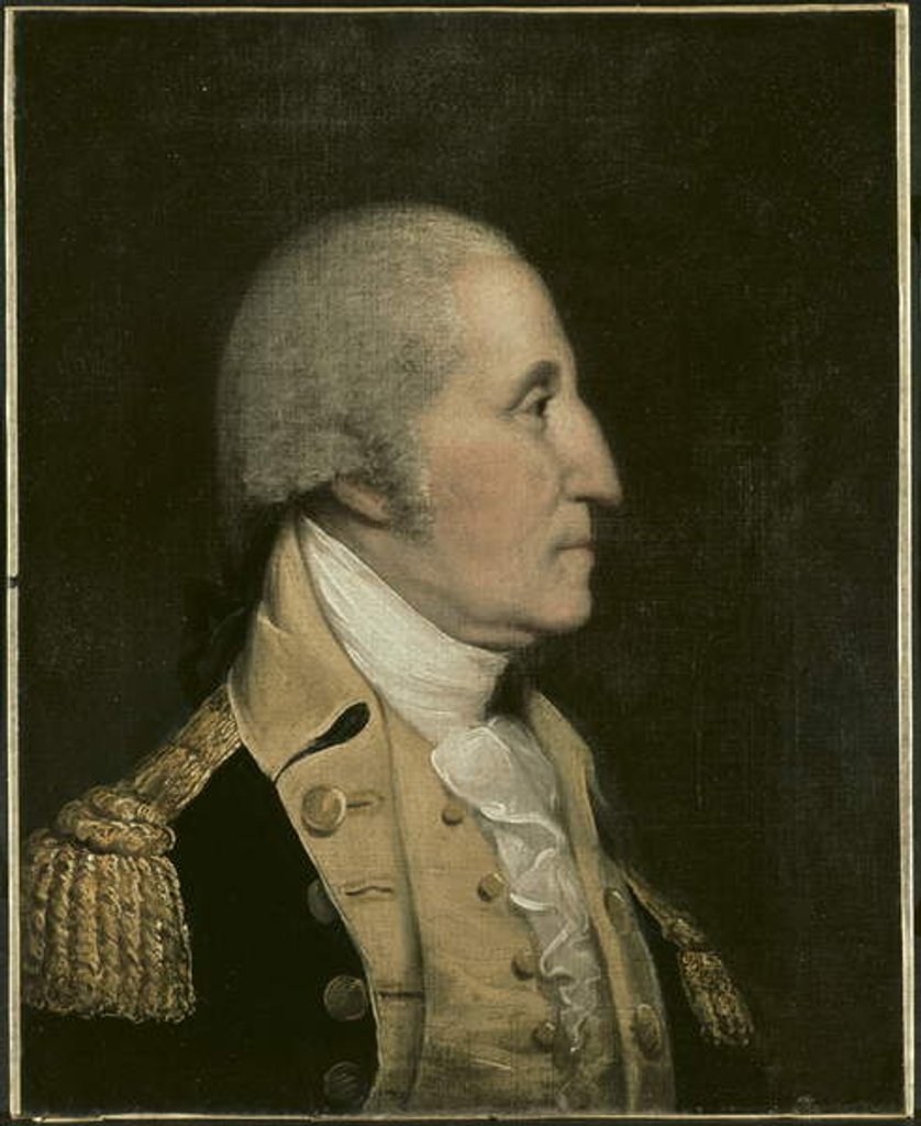 Detail of George Washington, c.1790s by American School