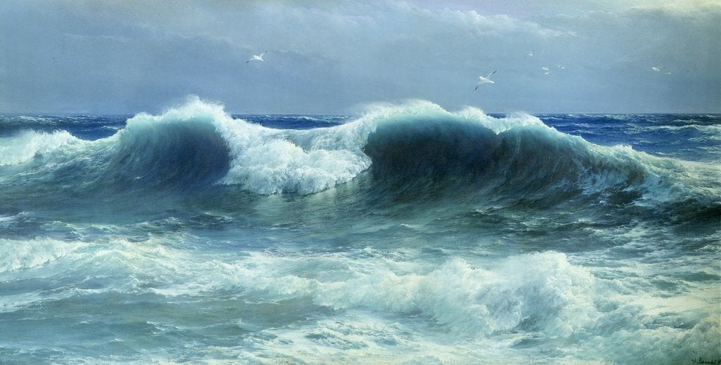 Detail of Breakers, 1895 by David James
