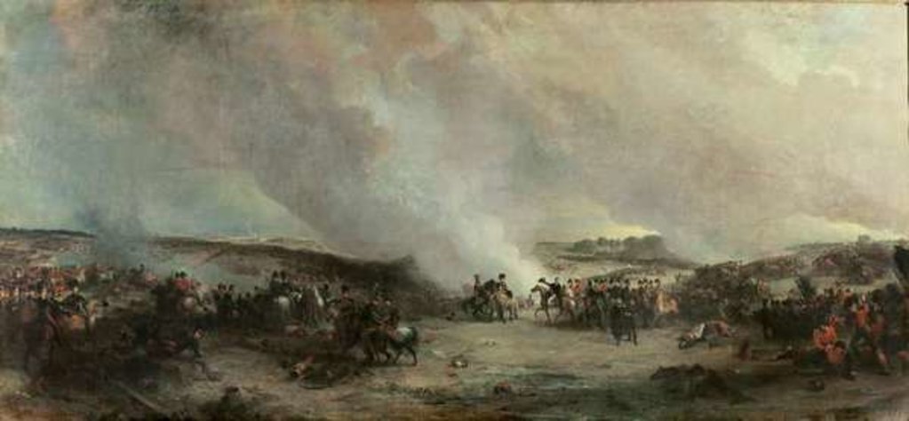 Detail of Battle of Waterloo, 1815 by George Jones