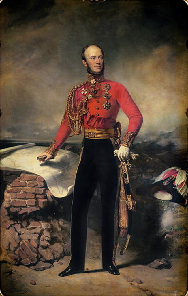 Detail of Field Marshall King Leopold I of Belgium by Nicholas Pieneman