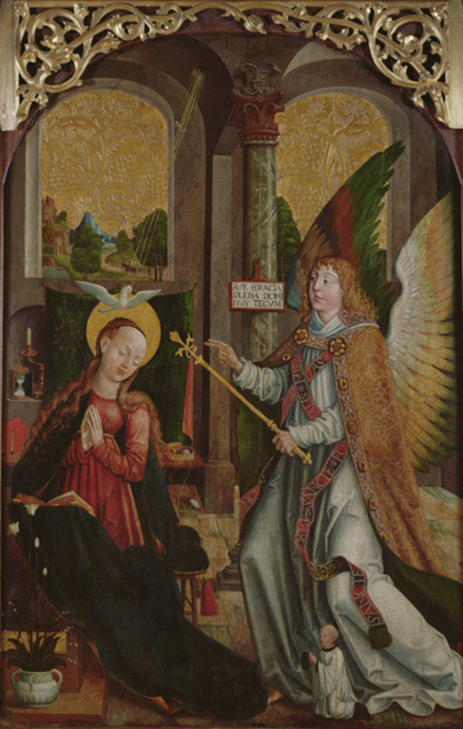 Detail of The Annunciation, 1517 by Painter Jerzy